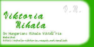 viktoria mihala business card